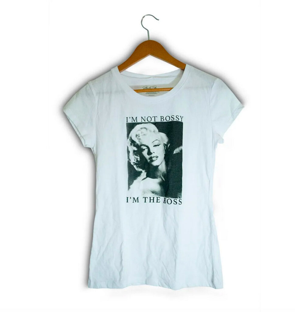 camiseta marilyn monroe