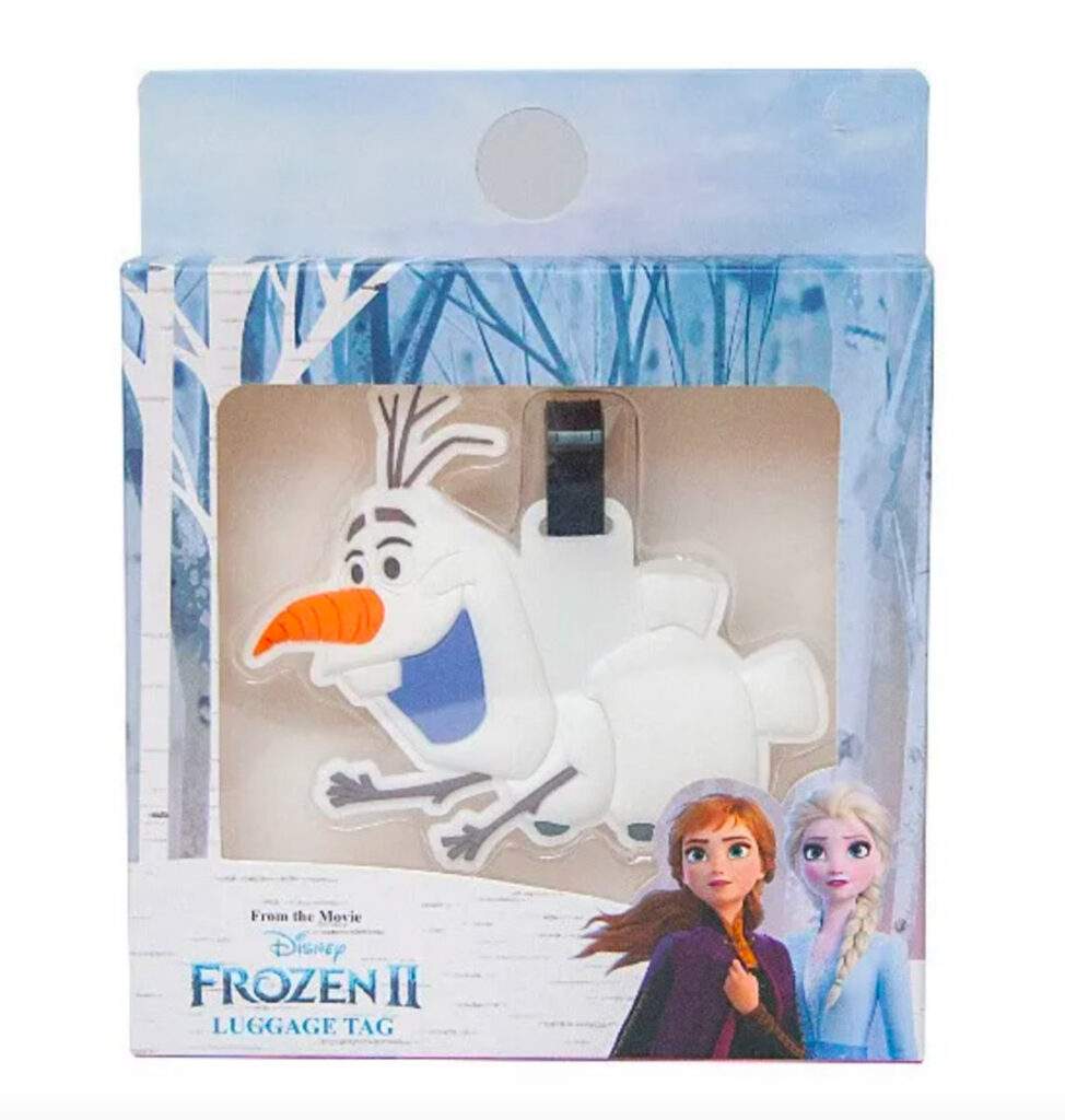 identificado de maletas frozen olaf